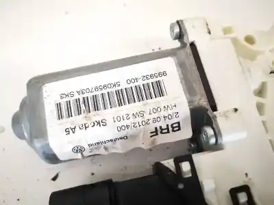 Автозапчастина б/у двиг скла задне ліво для skoda octavia ii (1z3) 1.6 tdi посилання на oem iam 5k0959703a  