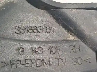 Pièce détachée automobile d'occasion renfort de pare-chocs arrière pour opel astra h (a04) 1.9 cdti (l48) références oem iam 331883181  331883181, 13 143 107, 13143107