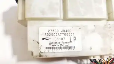 Pezzo di ricambio per auto di seconda mano controllo climatico per nissan qashqai / qashqai +2 i (j10, nj10, jj10e) 1.6 riferimenti oem iam 27500jd40c  a02000a7700001