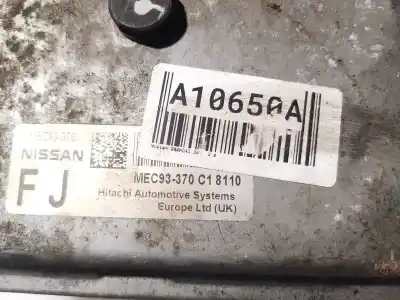 Tweedehands auto-onderdeel ecu motorcontroller voor nissan qashqai / qashqai +2 i (j10, nj10, jj10e) 1.6 oem iam-referenties mec93370c18110  mec93-370c18110 mec93370