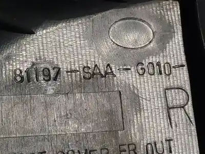 Second-hand car spare part plastics for honda jazz ii (gd_, ge3, ge2) 1.4 idsi (ge3, gd1) oem iam references 81197saag010  81197-saa-g010