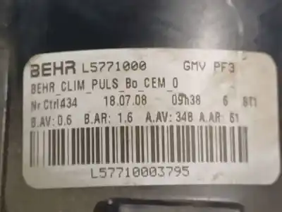 Peça sobressalente para automóvel em segunda mão motor de sofagem por citroen c5 iii (rd_) 2.0 hdi (rdrhda) referências oem iam l5771000  l5771000, l57710003795