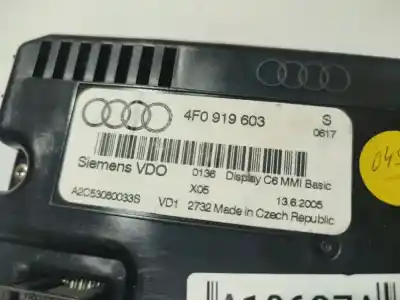 Автозапчасти б/у многофункциональный дисплей за audi a6 c6 (4f2) 2.4 ссылки oem iam 4f0919603  4f0 919 603, a2c53080033s