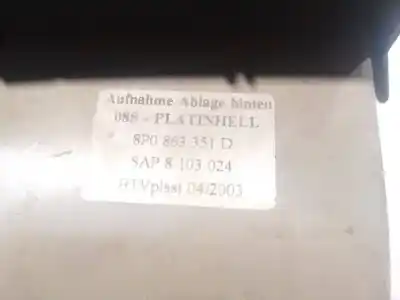 Автозапчастина б/у бардачок для audi a3 (8p1) 2.0 tdi 16v посилання на oem iam 8p0863351d  