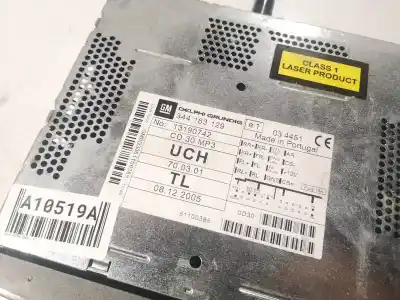 İkinci el araba yedek parçası ses sistemi / radyo cd için opel astra h (a04) 1.9 cdti (l48) oem iam referansları 344183129  13190742