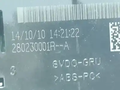 Pezzo di ricambio per auto di seconda mano interruttore per renault megane iii fastback (bz0/1_, b3_) 1.6 16v (bz1b, bz1h) riferimenti oem iam 280230001ra  280230001r-a