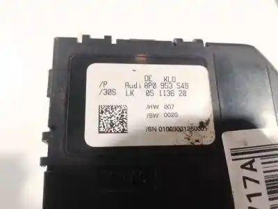 Peça sobressalente para automóvel em segunda mão sensor de ângulo de direção por audi a3 (8p1) 2.0 tdi 16v referências oem iam 8p0953549  05113620