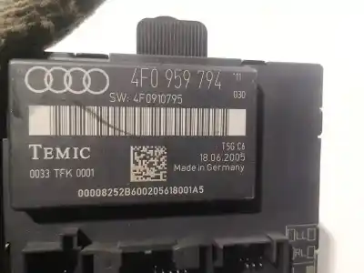 Автозапчастина б/у електронний модуль для audi a6 c6 (4f2) 2.4 посилання на oem iam 4f0959794  