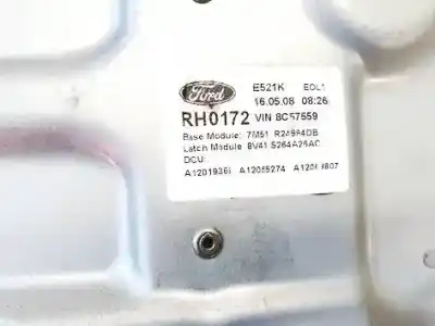 Автозапчастина б/у регулятор скла заднього правого для nissan bluebird hatchback (t72, t12) 1.6 посилання на oem iam 7m51r24994db  8m41s264a26ac