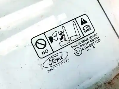 Second-hand car spare part left front glass window for nissan bluebird hatchback (t72, t12) 1.6 oem iam references dot249as2m54  