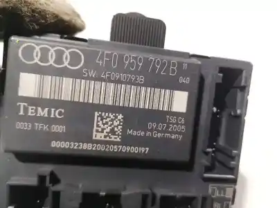 Автозапчастина б/у електронний модуль для audi a6 c6 (4f2) 2.4 посилання на oem iam 4f0959792b  4f0910793b