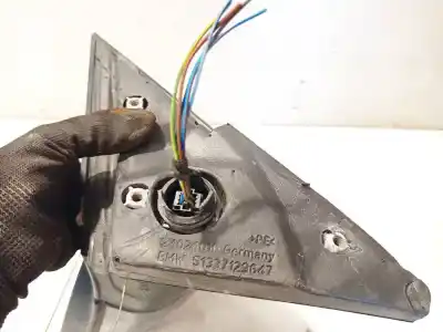 Peça sobressalente para automóvel em segunda mão espelho retrovisor esquerdo por bmw 1 (e81) 118 d referências oem iam 51337129647  