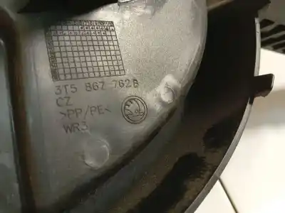 Pezzo di ricambio per auto di seconda mano plastica per skoda superb ii (3t4) 1.9 tdi riferimenti oem iam 3t5867762b  3t5 867 762b