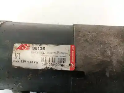 Peça sobressalente para automóvel em segunda mão motor de arranque por bmw 3 (e30) m3 2.3 referências oem iam s5136  