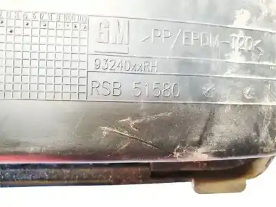 Peça sobressalente para automóvel em segunda mão forra / revestimento da porta traseira direita por opel astra g fastback (t98) 1.6 16v (f08, f48) referências oem iam 93240xx  rsb51580