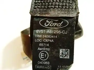 Автозапчастина б/у передній лівий ремін безпеки для ford fiesta vi (cb1, ccn) 1.4 tdci посилання на oem iam 8v51a61295cj  trw34060414