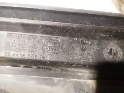 Автозапчастина б/у пластика для opel zafira a monospace (t98) 2.0 dti 16v (f75) посилання на oem iam 0090495  