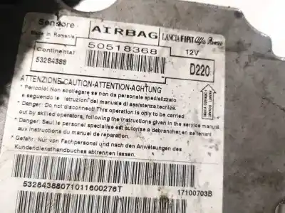 Gebrauchtes Autoersatzteil steuergerät airbag zum alfa romeo mito (955_) 1.3 multijet (955axp1a, 955ayc1a) oem-iam-referenzen 50518368  