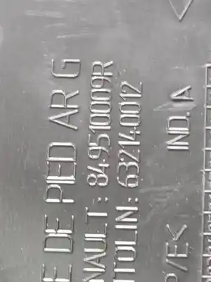 Piesă de schimb auto la mâna a doua plastice pentru renault megane iii fastback (bz0/1_, b3_) 1.6 16v (bz1b, bz1h) referințe oem iam 84951000r  84.951000r, 63214.0012, 632140012