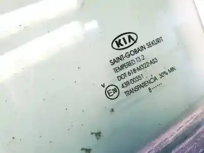 Peça sobressalente para automóvel em segunda mão vidro traseiro esquerdo por kia cee'd fastback (ed) 1.6 crdi 115 referências oem iam dot618m322as3  
