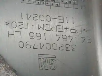 Pezzo di ricambio per auto di seconda mano plastica per bmw 3 (e30) m3 2.3 riferimenti oem iam 332004790  332004790, 24464166lh, 11e-00241, 11e00241