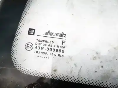 Автозапчасти б/у левое заднее стекло печати за opel corsa b 1.4 cat (2h6) ссылки oem iam as2  