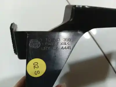 Автозапчастина б/у пластикler для skoda superb ii (3t4) 1.9 tdi посилання на oem iam 3t0863350  3 t0 863 350