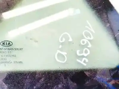 Peça sobressalente para automóvel em segunda mão vidro custódia triangular traseiro direito por kia cee'd fastback (ed) 1.6 crdi 115 referências oem iam dot618m352as3  