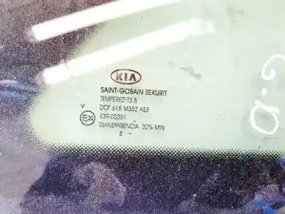Peça sobressalente para automóvel em segunda mão vidro custódia triangular traseiro direito por kia cee'd fastback (ed) 1.6 crdi 115 referências oem iam dot618m352as3  