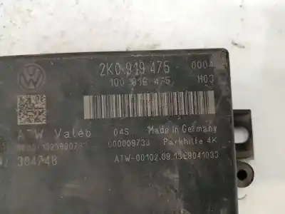 Second-hand car spare part electronic module for volkswagen caddy 2.0 tdi 16v 103kw oem iam references 2k0919475  1q0919475