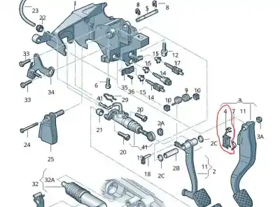 Pezzo di ricambio per auto di seconda mano plastica per audi a4 avant (b5) 1.8 riferimenti oem iam 8d1721156  8d1 721 156