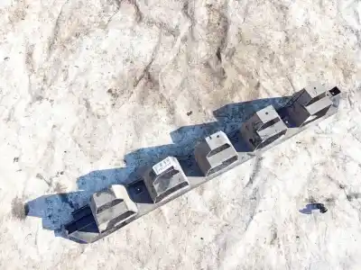 Peça sobressalente para automóvel em segunda mão reforço do pára choques traseiro por volvo v50 (545) 2.0 d referências oem iam 30698691