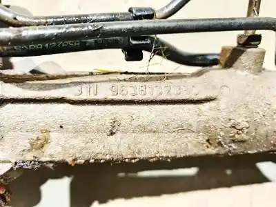 Автозапчастина б/у рульмова рейка для peugeot 206 fastback (2a/c) 1.4 hdi eco 70 посилання на oem iam 9638132380  