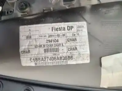 Автозапчастина б/у обликка задніх правіх дверей для ford fiesta, vi 2012.10 - 2017.12 facelift 1.6 tdci 70kw 2010.02 - 2018.12 facelift посилання на oem iam c1bba27406ab35b8  c1bba27406ab35b8