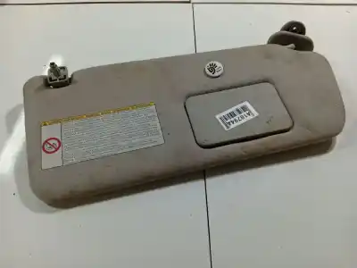 Second-hand car spare part left sunshade for toyota corolla verso (zer_, zze12_, r1_) 2.0 d-4d (cur10_) oem iam references 