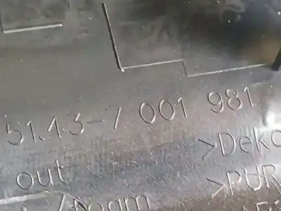 Tweedehands auto-onderdeel plasticen voor bmw 7 (e65, e66, e67) 730 d oem iam-referenties 51437001981  51.43-7 001 981