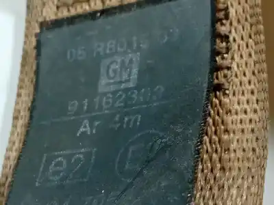 Автозапчастина б/у задній лівий ремін безпеки для opel frontera b (u99) 2.2 dti (6b_66, 6b_76) посилання на oem iam 91162300  91162300