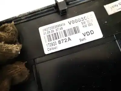 Peça sobressalente para automóvel em segunda mão quadrante por opel kadett e fastback (t85) 1.4 s (c08, c48, d08, d48) referências oem iam 1t0920872a  v0003000