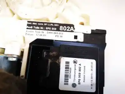 Second-hand car spare part right front window motor for audi a3 (8p1) 2.0 tdi 16v oem iam references 8p0959802a  