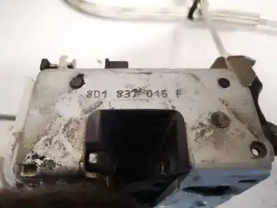 Автозапчастина б/у замок передніх дверей лівий для audi a4, b5 1999.09 - 2001.08 facelift 1.9 tdi 66kw 1995.01 - 2000.11 посилання на oem iam 8d1837015f  