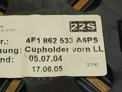 Pezzo di ricambio per auto di seconda mano plastica per audi a6 c6 (4f2) 2.4 riferimenti oem iam 4f1862533  4f1 862 533