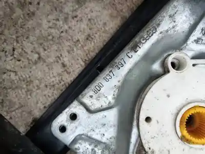 Second-hand car spare part driver left window regulator for audi a4, b5 1999.09 - 2001.08 facelift 1.9 tdi 66kw 1995.01 - 2000.11 oem iam references 8d0837397c  