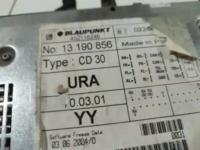 Second-hand car spare part audio system / radio cd for bmw 3 (e30) m3 2.3 oem iam references 13190856  13 190 856