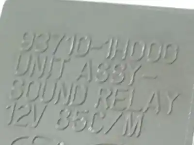 Second-hand car spare part relay for kia cee'd fastback (ed) 1.4 oem iam references 93710h0000  93710-h0000