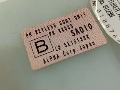 Second-hand car spare part electronic module for subaru forester (sg_) 2.0 x awd (sg5) oem iam references 88035  88035, sa010, 5e18189k