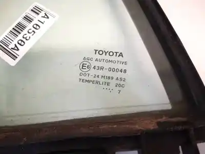 Peça sobressalente para automóvel em segunda mão vidro de custódia triangular traseiro esquerdo por toyota auris (_e15_) 2.0 d-4d (ade150_) referências oem iam as2  68189-02090