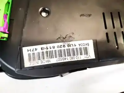 Second-hand car spare part dashboard for skoda octavia i (1u2) 2.0 oem iam references 1u0920811b  