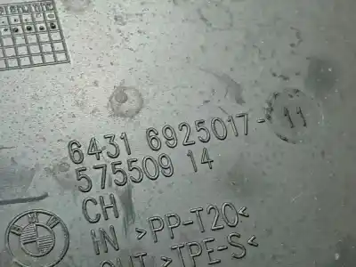 Second-hand car spare part plastics for bmw 1 (e81) 118 d oem iam references 64316925017  6431 6925017, 57509 14, 5750914