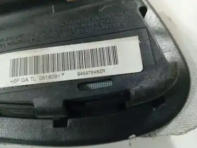 Автозапчастина б/у ліва бічна подушка безпеки для peugeot 206 fastback (2a/c) 1.4 hdi eco 70 посилання на oem iam 94597648zr  94597648zr, 0616091