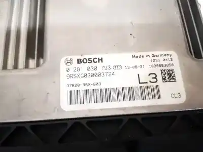 Second-hand car spare part ecu engine control for honda cr-v iv (rm_) 1.6 i-dtec (re6) oem iam references 37820rsxg03  37820-rsx-g03, 0281030793